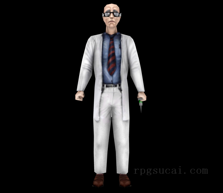 3D模型-男3D模型-3D模型(3417)Half-Life - Scientists