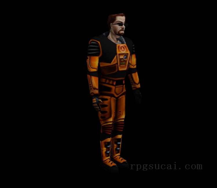 3D模型-男3D模型-3D模型(3422)Half-Life - Gordon Freeman