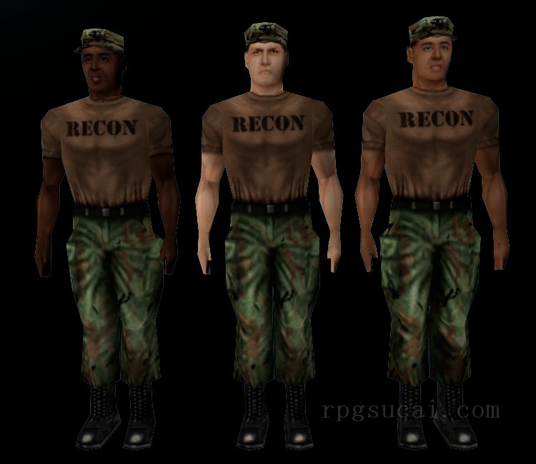 3D模型-男3D模型-3D模型(3423)Half-Life - Recruits