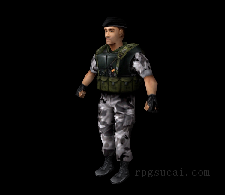 3D模型-男3D模型-3D模型(3426)Half-Life - Intro Commander (HD)