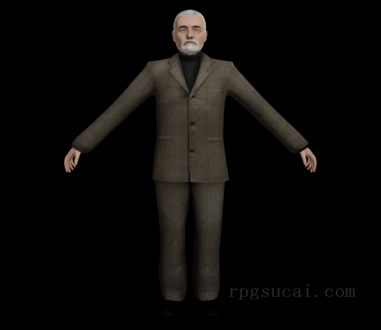 3D模型-男3D模型-3D模型(3478)Half-Life 2 - Dr. Wallace Breen