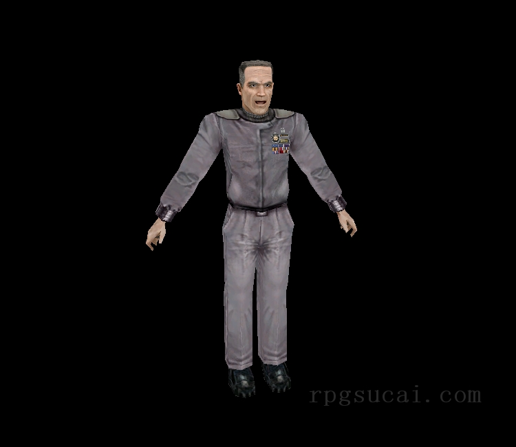 3D模型-男3D模型-3D模型(3518)Halo: Combat Evolved - Captain Keyes