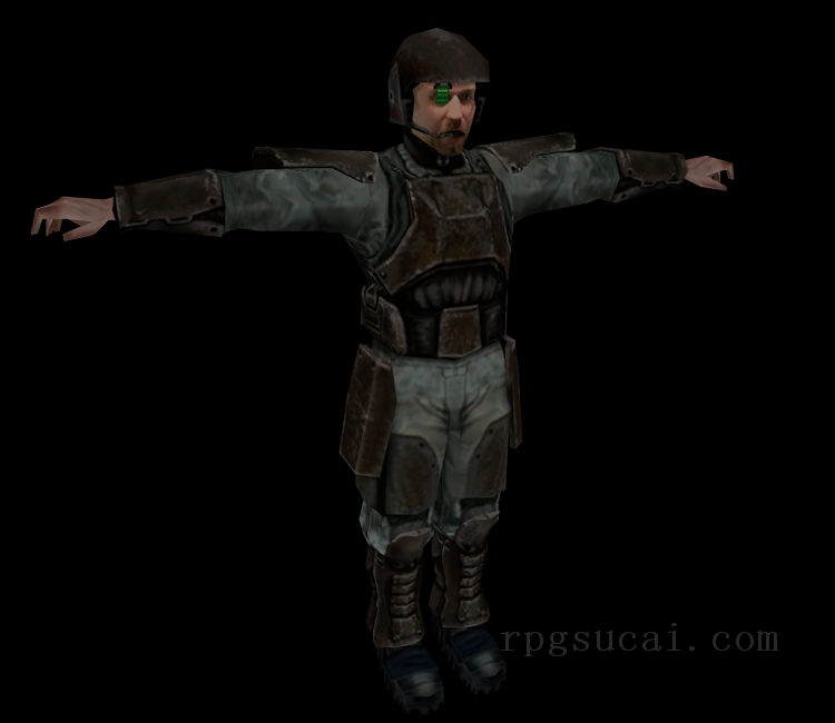 3D模型-男3D模型-3D模型(3531)Halo: Combat Evolved - Marine Armored