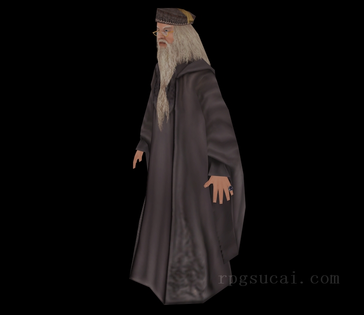 3D模型-男3D模型-3D模型(3577)Harry Potter & the Prisoner of Azkaban - Albus Dumbledore