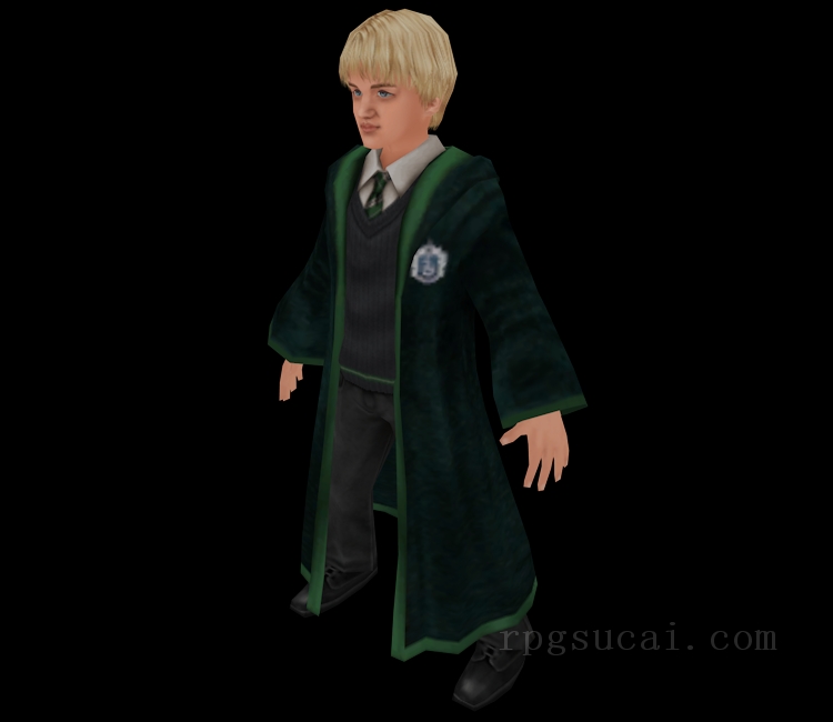 3D模型-男3D模型-3D模型(3580)Harry Potter & the Prisoner of Azkaban - Draco Malfoy