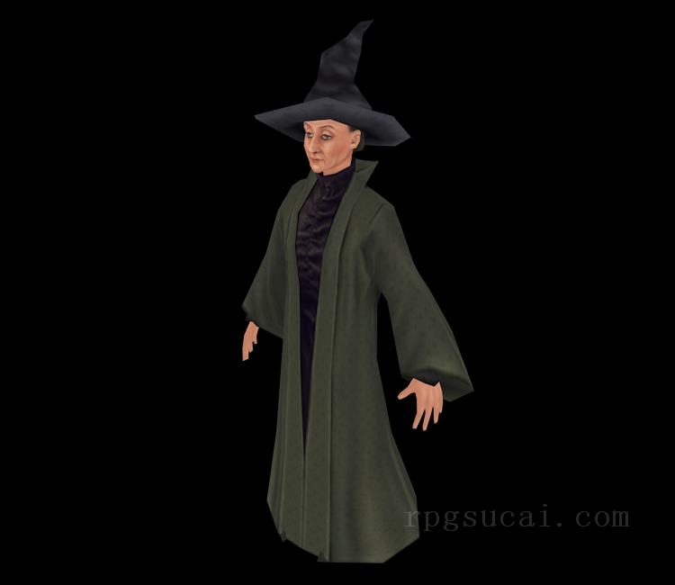 3D模型-男3D模型-3D模型(3592)Harry Potter & the Prisoner of Azkaban - Professor McGonagall