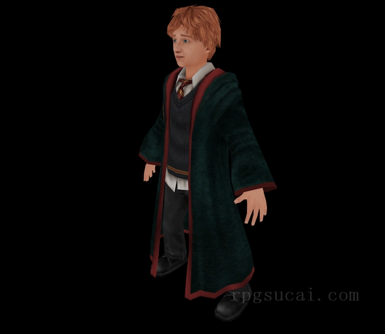 3D模型-男3D模型-3D模型(3595)Harry Potter & the Prisoner of Azkaban - Ron Weasley