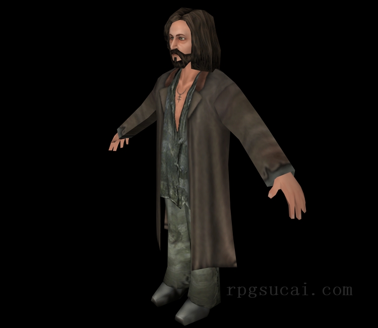 3D模型-男3D模型-3D模型(3598)Harry Potter & the Prisoner of Azkaban - Sirius Black