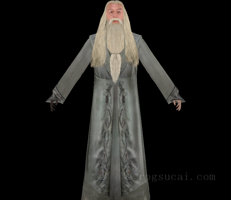 3D模型-男3D模型-3D模型(3684)Harry Potter and the Half Blood Prince - Albus Dumbledore