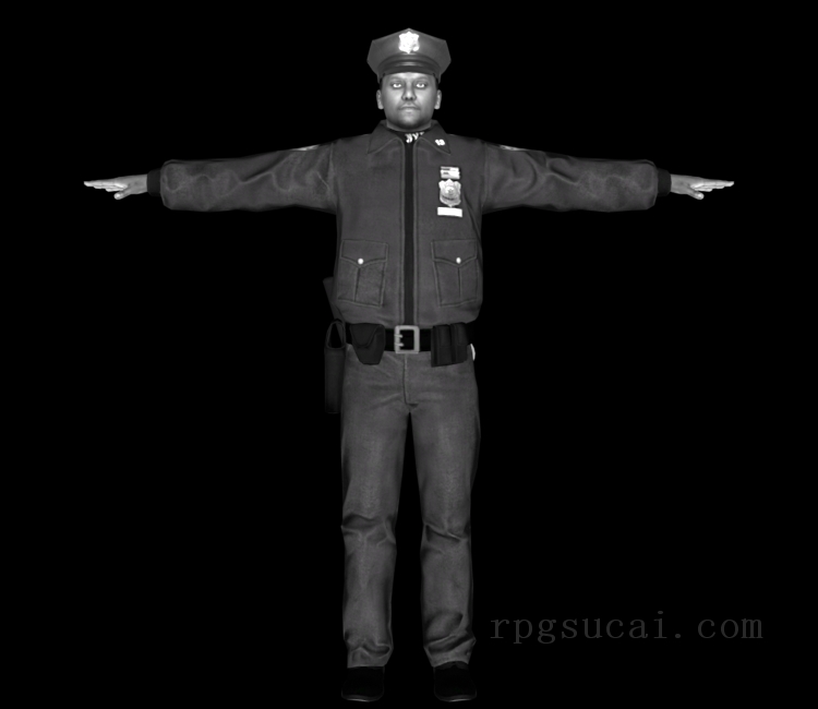 3D模型-男3D模型-3D模型(3687)Hatred - Cop (Male)