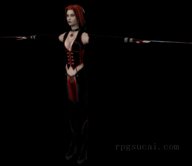 3D模型-美少女3D模型-女3D模型-3D模型(1175)BloodRayne - Rayne
