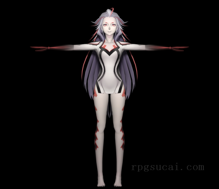 3D模型-美少女3D模型-女3D模型-3D模型(1176)AI: The Somnium Files - Aiba