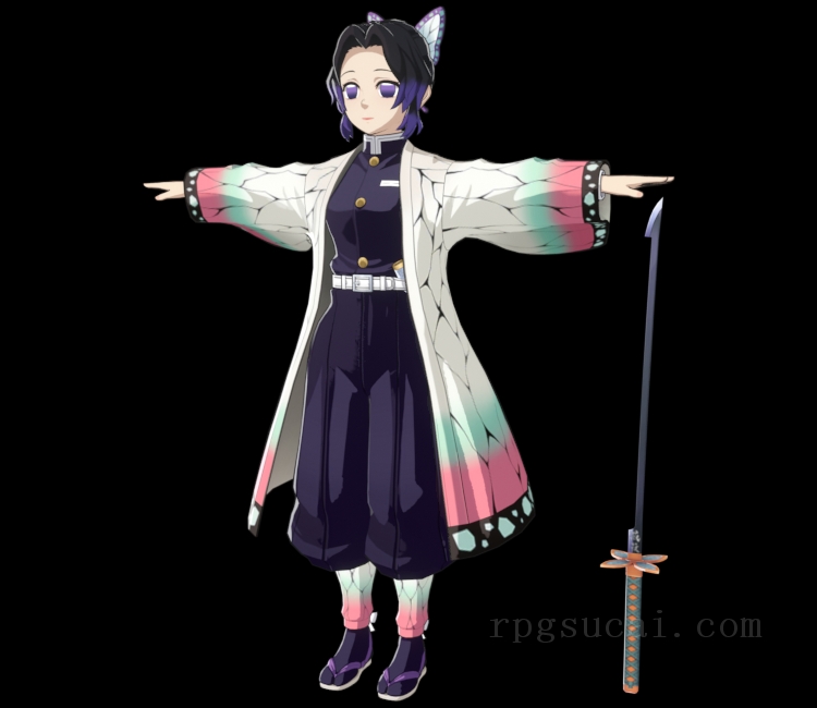3D模型-美少女3D模型-女3D模型-3D模型(1421)Mobile - Aster Tatariqus - Shinobu Kocho