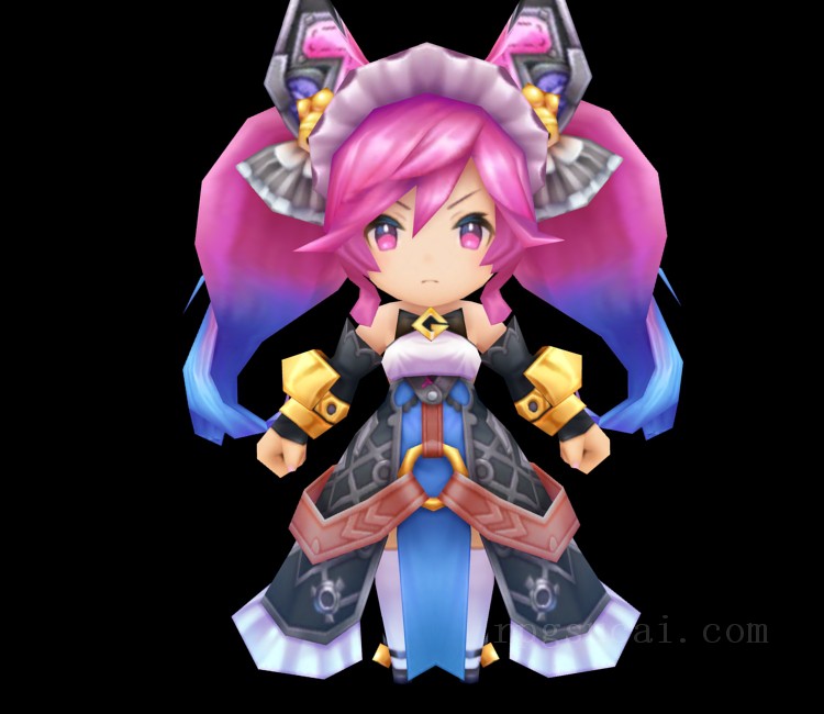 3D模型-美少女3D模型-女3D模型-3D模型(1429)Mobile - Dragalia Lost - Cleo