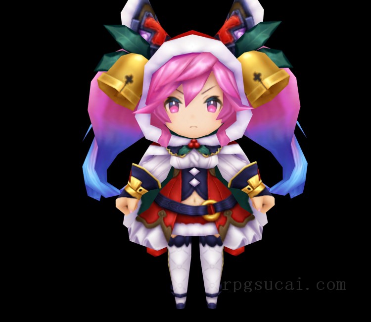 3D模型-美少女3D模型-女3D模型-3D模型(1430)Mobile - Dragalia Lost - Cleo (Dragonyule)