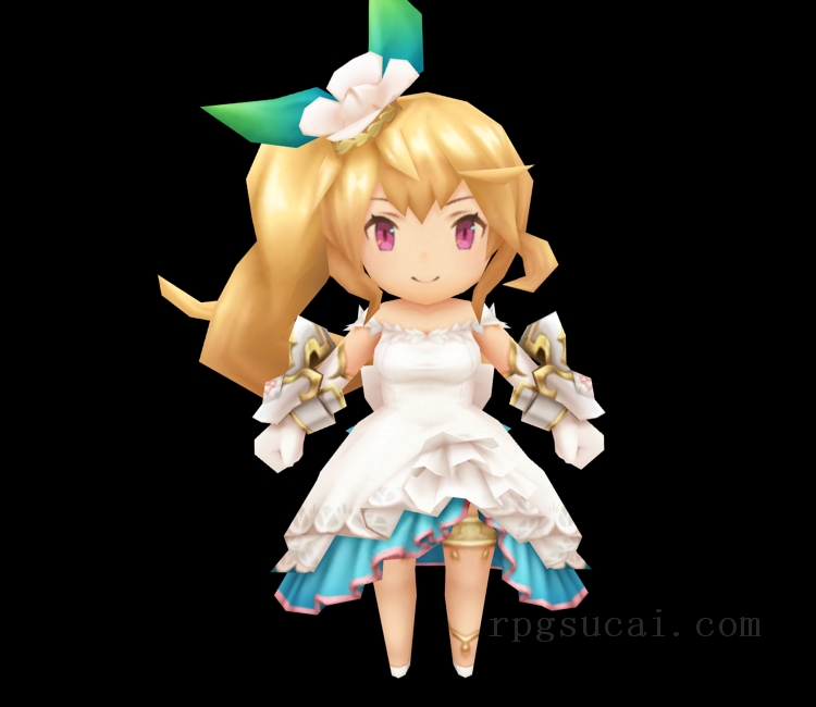 3D模型-美少女3D模型-女3D模型-3D模型(1433)Mobile - Dragalia Lost - Elisanne (Wedding)