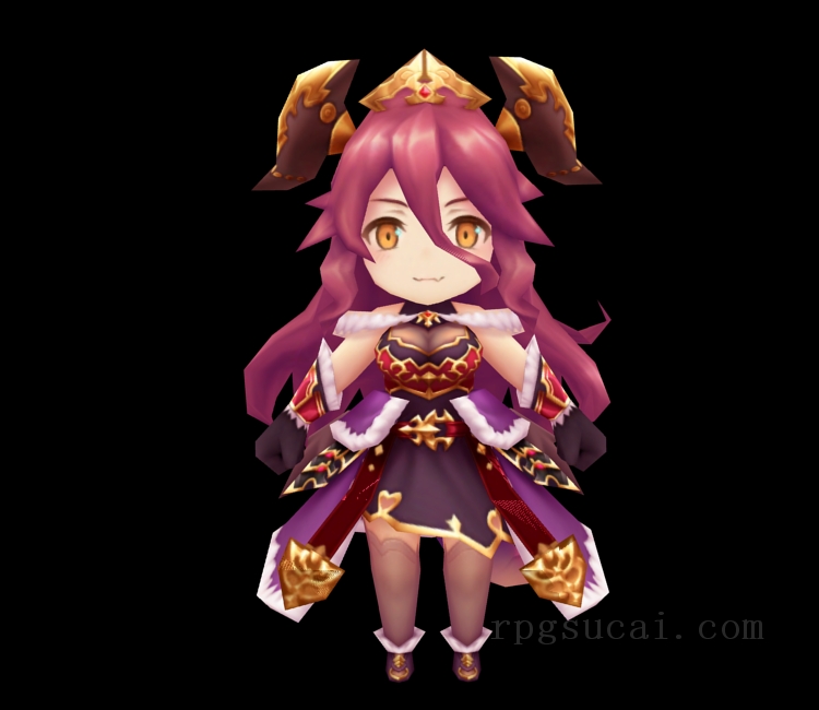 3D模型-美少女3D模型-女3D模型-3D模型(1435)Mobile - Dragalia Lost - Mym (Gala)