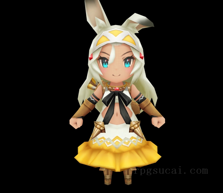 3D模型-美少女3D模型-女3D模型-3D模型(1440)Mobile - Dragalia Lost - Sarisse