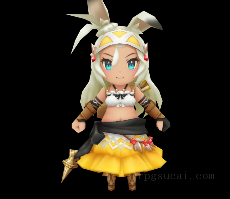 3D模型-美少女3D模型-女3D模型-3D模型(1441)Mobile - Dragalia Lost - Sarisse (Gala)