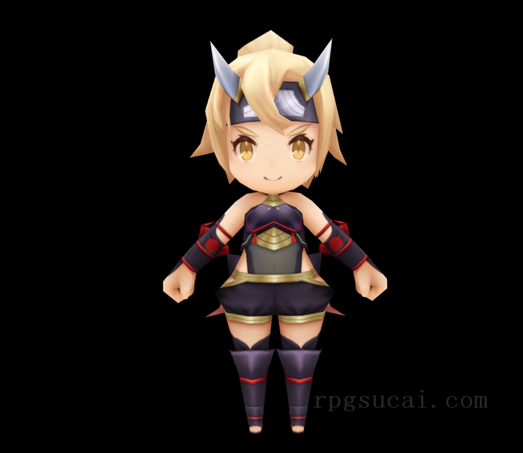 3D模型-美少女3D模型-女3D模型-3D模型(1449)Mobile - Dragalia Lost - Aoi