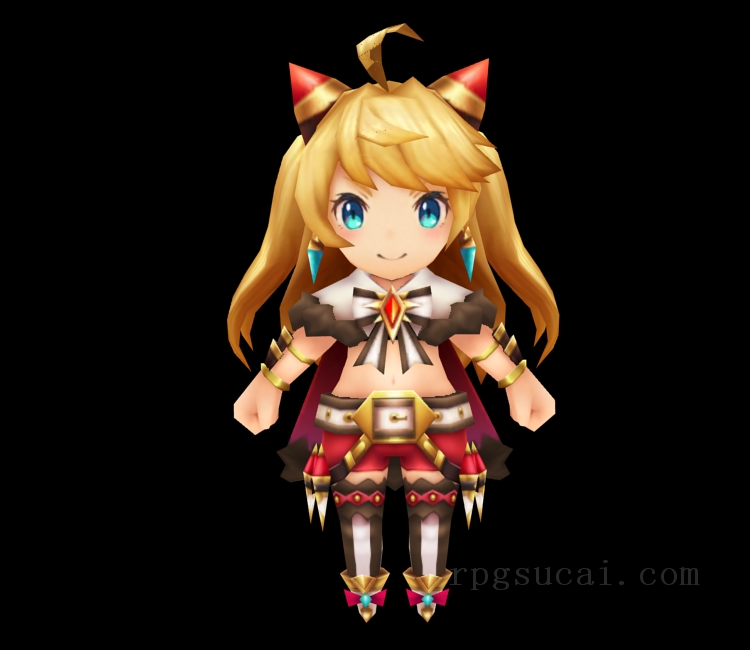 3D模型-美少女3D模型-女3D模型-3D模型(1453)Mobile - Dragalia Lost - Ezelith