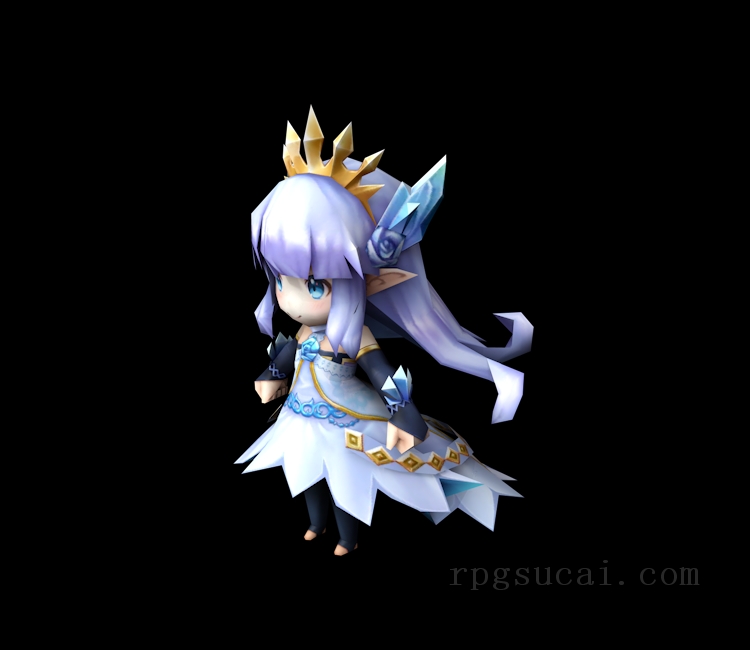 3D模型-美少女3D模型-女3D模型-3D模型(1459)Mobile - Dragalia Lost - Lily