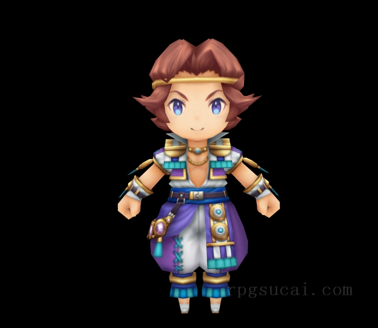 3D模型-美少女3D模型-女3D模型-3D模型(1460)Mobile - Dragalia Lost - Luther