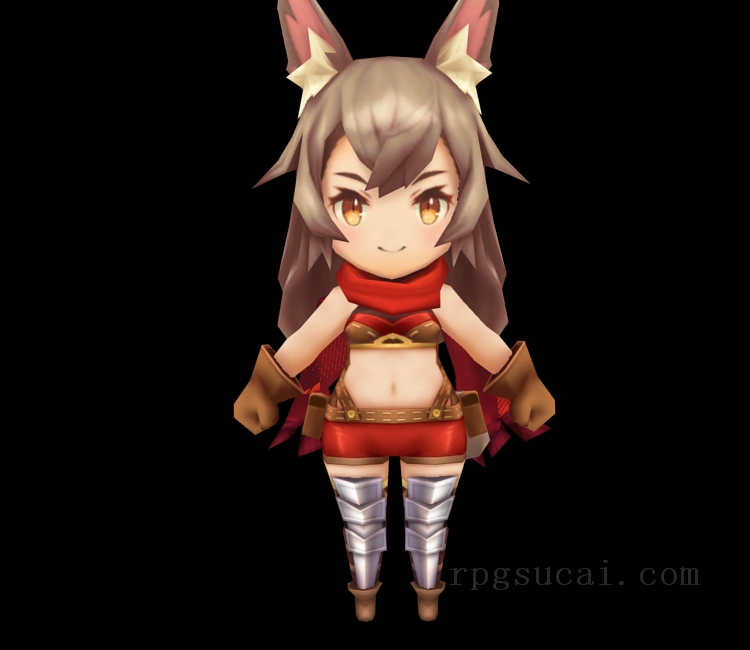 3D模型-美少女3D模型-女3D模型-3D模型(1462)Mobile - Dragalia Lost - Renelle