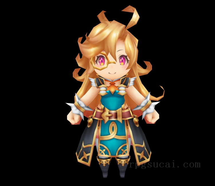 3D模型-美少女3D模型-女3D模型-3D模型(1465)Mobile - Dragalia Lost - Sinoa