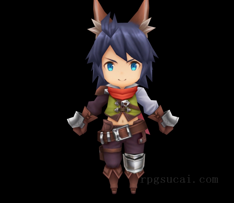 3D模型-美少女3D模型-女3D模型-3D模型(1468)Mobile - Dragalia Lost - Waike