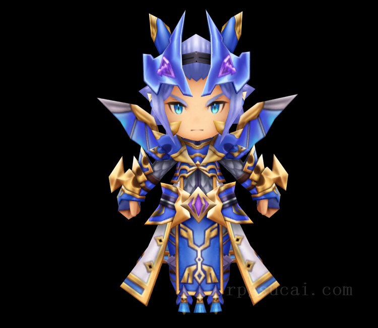 3D模型-美少女3D模型-女3D模型-3D模型(1469)Mobile - Dragalia Lost - Xainfried
