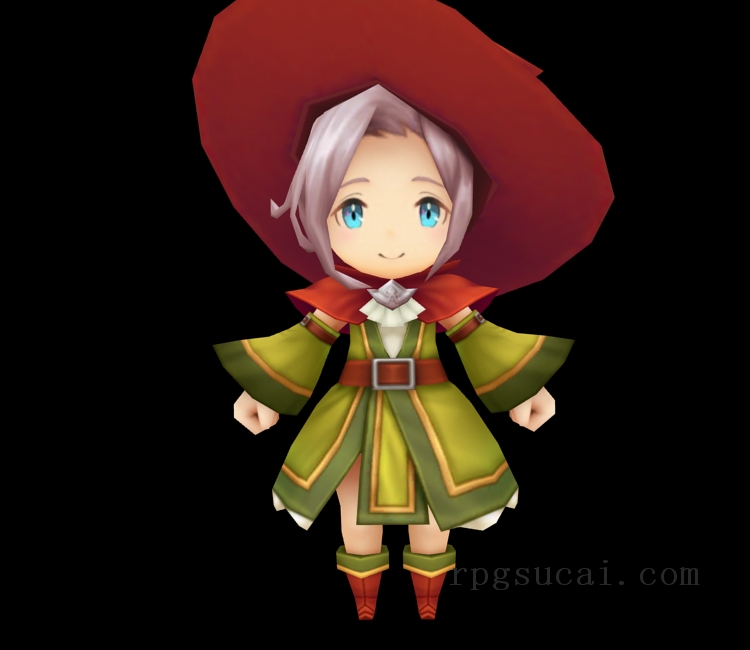 3D模型-美少女3D模型-女3D模型-3D模型(1472)Mobile - Dragalia Lost - Xania