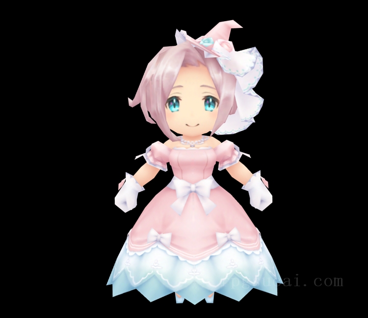 3D模型-美少女3D模型-女3D模型-3D模型(1473)Mobile - Dragalia Lost - Xania (Wedding)