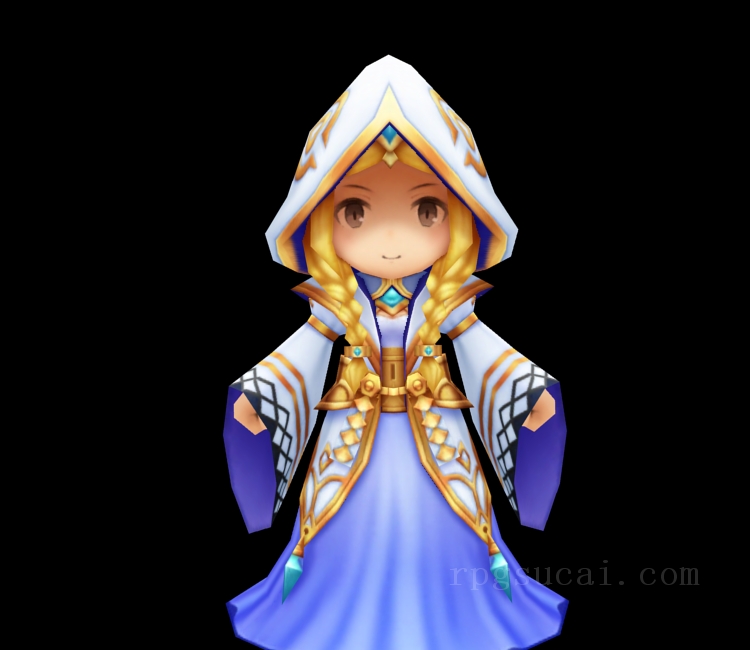 3D模型-美少女3D模型-女3D模型-3D模型(1476)Mobile - Dragalia Lost - Summoning NPC