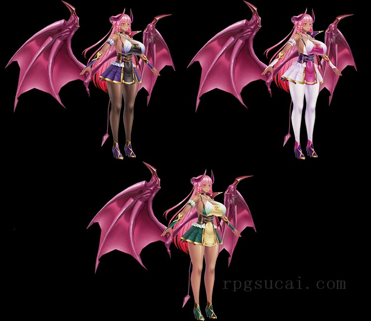 3D模型-美少女3D模型-女3D模型-3D模型(1609)Mobile - Action Taimanin - Phantasma (False Heiress)