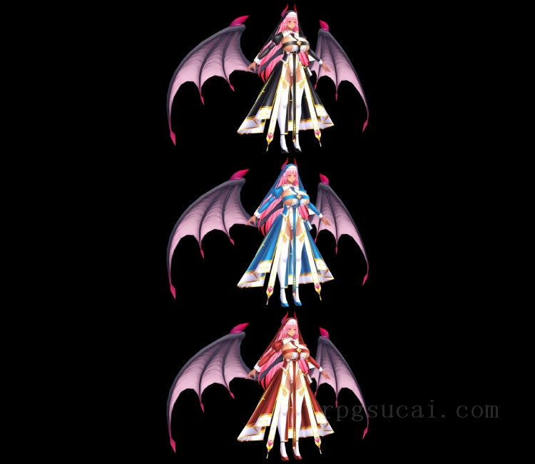 3D模型-美少女3D模型-女3D模型-3D模型(1613)Mobile - Action Taimanin - Phantasma (Phantasmal Choir)