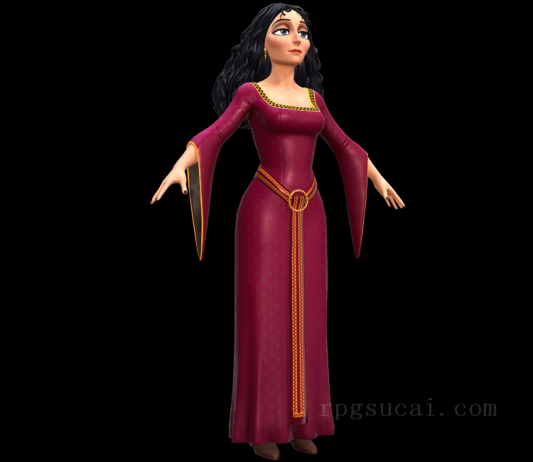 3D模型-美少女3D模型-女3D模型-3D模型(2135)Disney Dreamlight Valley - Mother Gothel