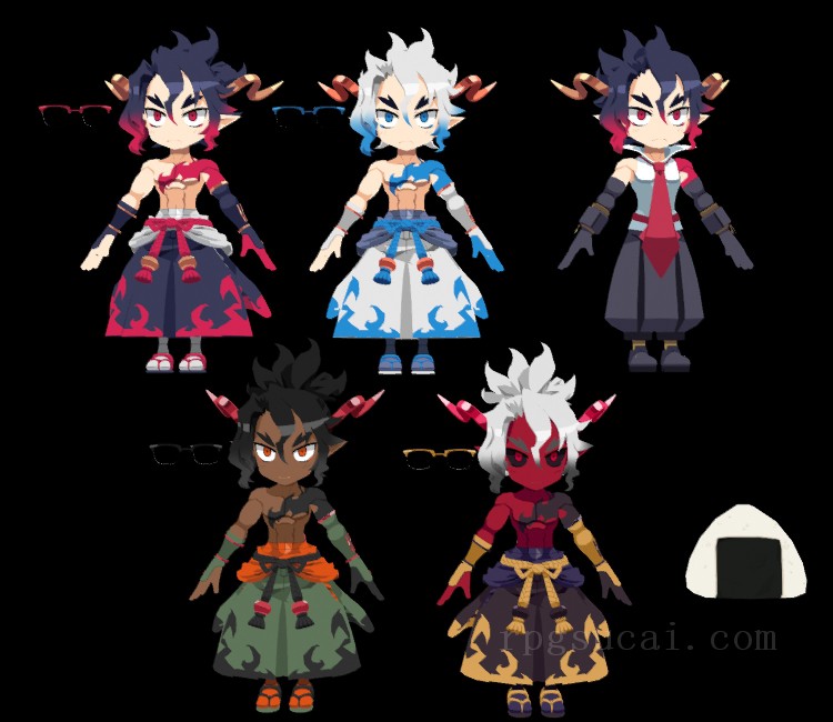 3D模型-美少女3D模型-女3D模型-3D模型(2154)Disgaea 7: Vows of the Virtueless - Fuji