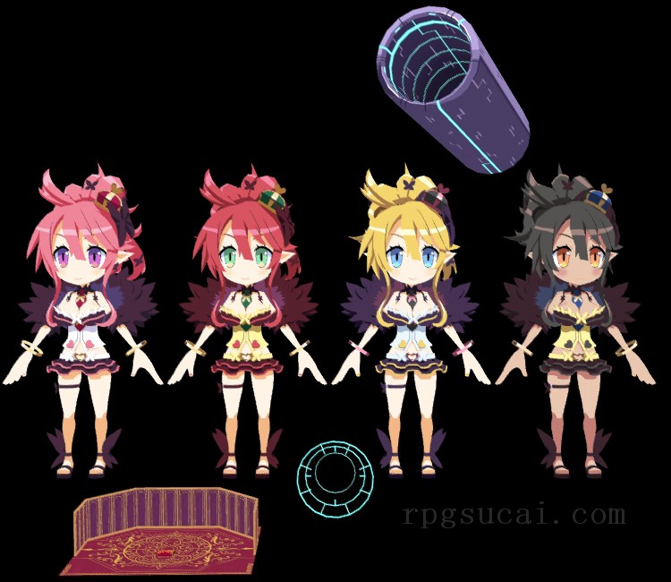 3D模型-美少女3D模型-女3D模型-3D模型(2161)Disgaea 7: Vows of the Virtueless - Seraphina