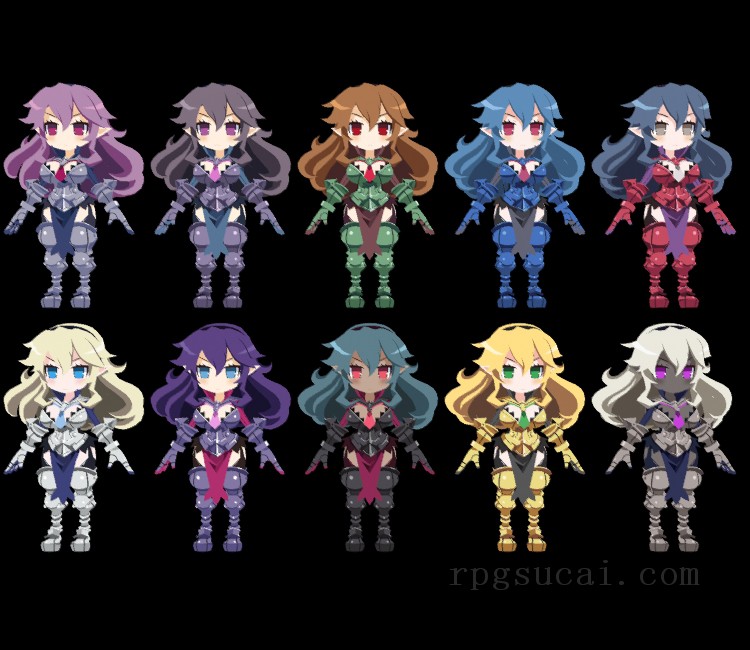 3D模型-美少女3D模型-女3D模型-3D模型(2167)Disgaea 7: Vows of the Virtueless - Armor Knight (Female)