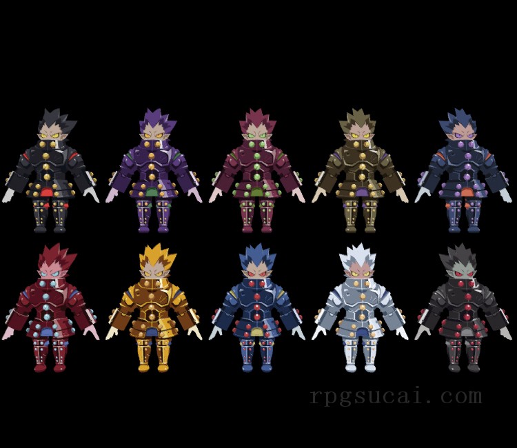 3D模型-美少女3D模型-女3D模型-3D模型(2168)Disgaea 7: Vows of the Virtueless - Armor Knight (Male)