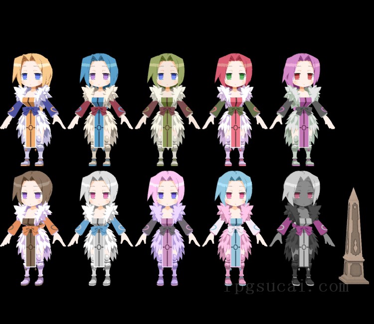 3D模型-美少女3D模型-女3D模型-3D模型(2171)Disgaea 7: Vows of the Virtueless - Celestial Hostess