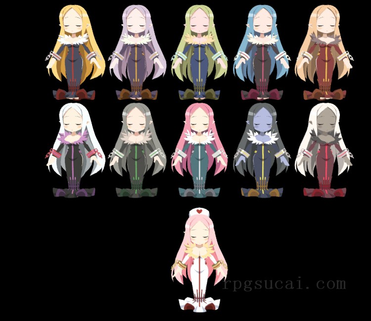 3D模型-美少女3D模型-女3D模型-3D模型(2172)Disgaea 7: Vows of the Virtueless - Cleric