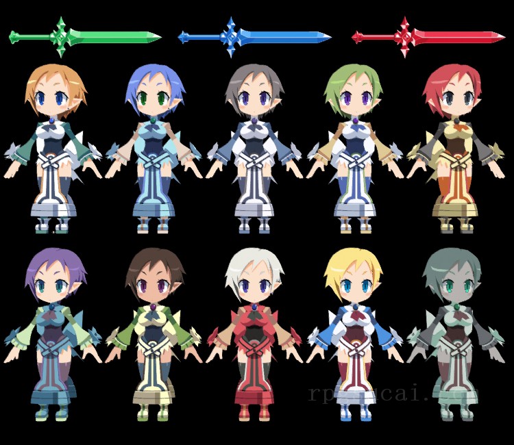 3D模型-美少女3D模型-女3D模型-3D模型(2180)Disgaea 7: Vows of the Virtueless - Magic Knight