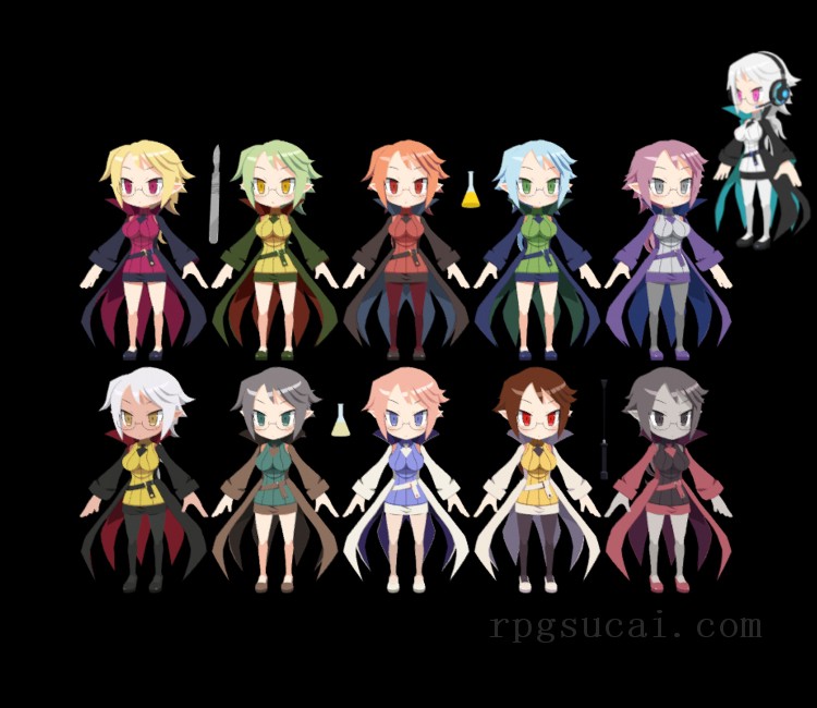 3D模型-美少女3D模型-女3D模型-3D模型(2190)Disgaea 7: Vows of the Virtueless - Professor