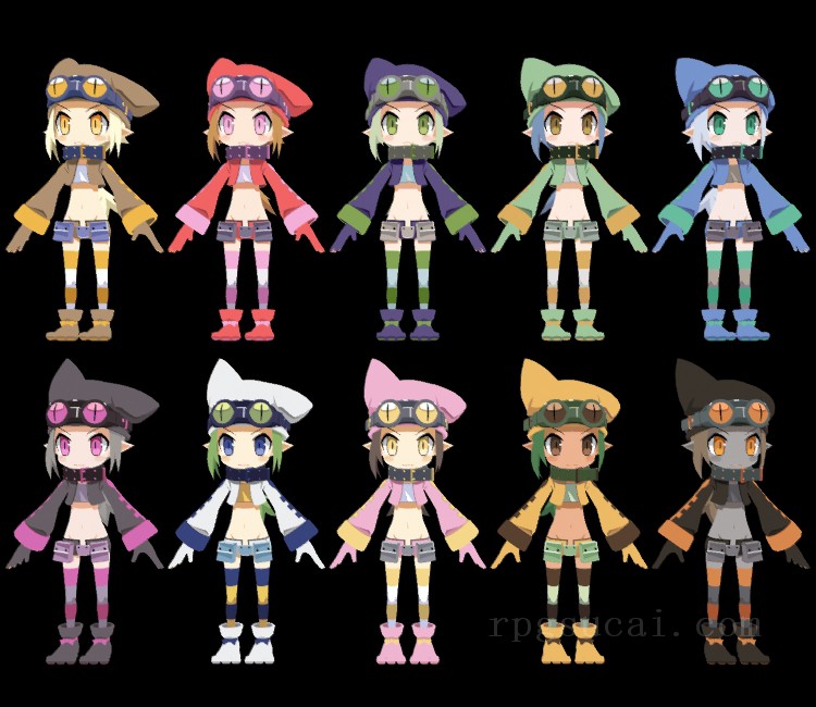 3D模型-美少女3D模型-女3D模型-3D模型(2200)Disgaea 7: Vows of the Virtueless - Thief
