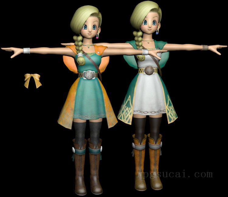 3D模型-美少女3D模型-女3D模型-3D模型(2294)Dragon Quest Heroes - Bianca