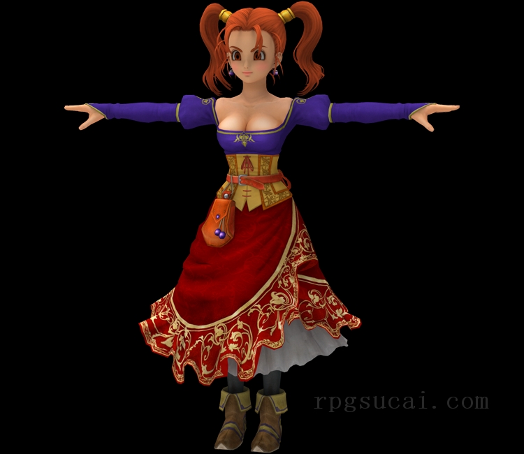 3D模型-美少女3D模型-女3D模型-3D模型(2297)Dragon Quest Heroes - Jessica