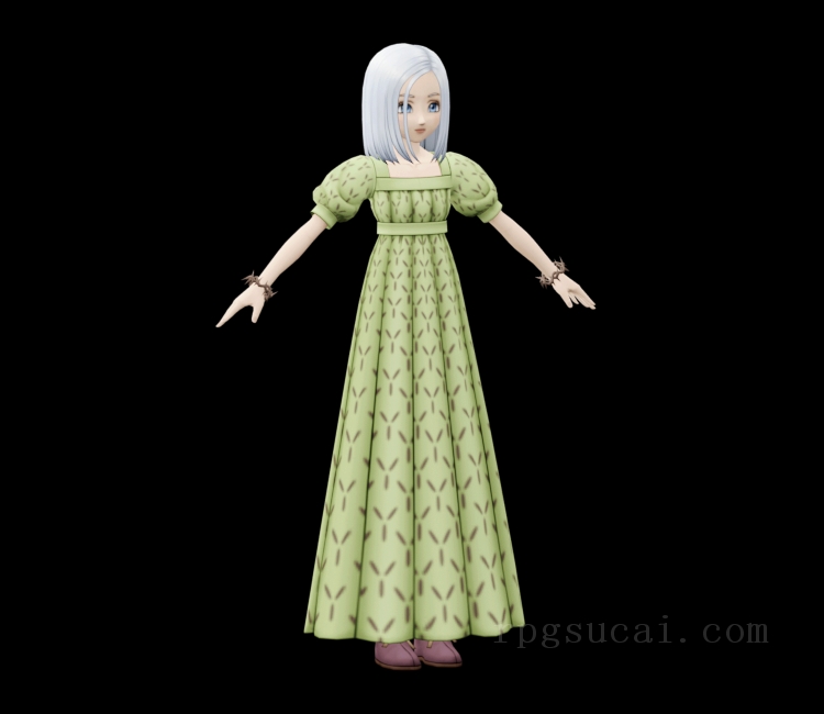 3D模型-美少女3D模型-女3D模型-3D模型(2363)Dragon Quest X - Irusha