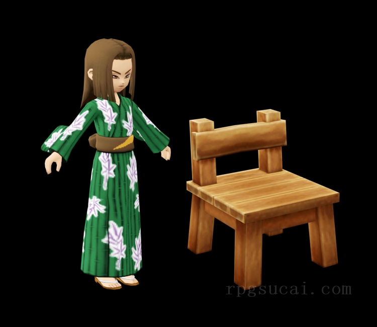 3D模型-美少女3D模型-女3D模型-3D模型(2366)Dragon Quest X - Kasasagi